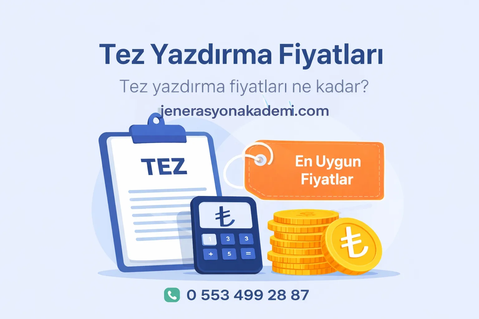 Tez Yazdırma Fiyatlarımız