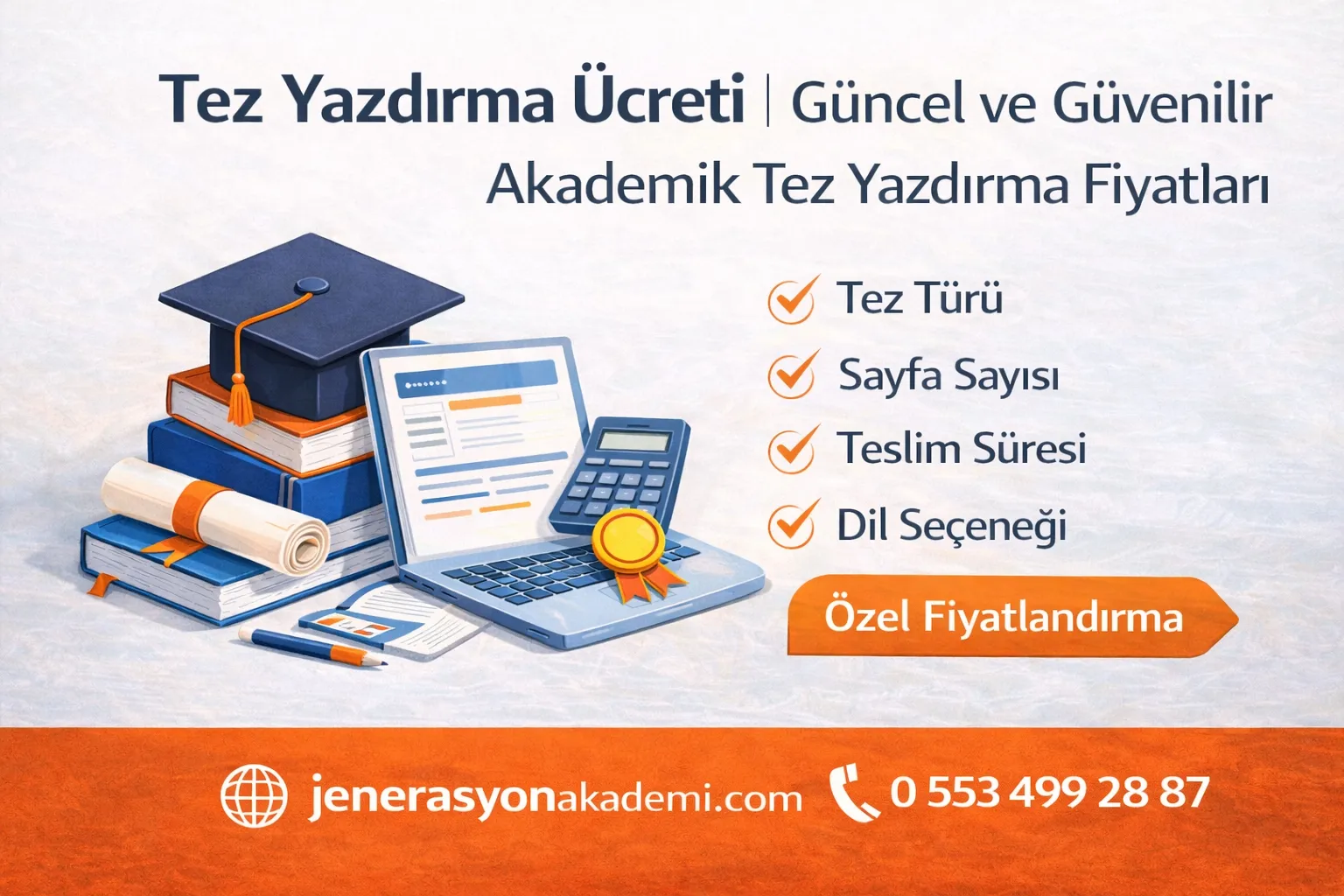 Tez Yazdırma Ücretleri