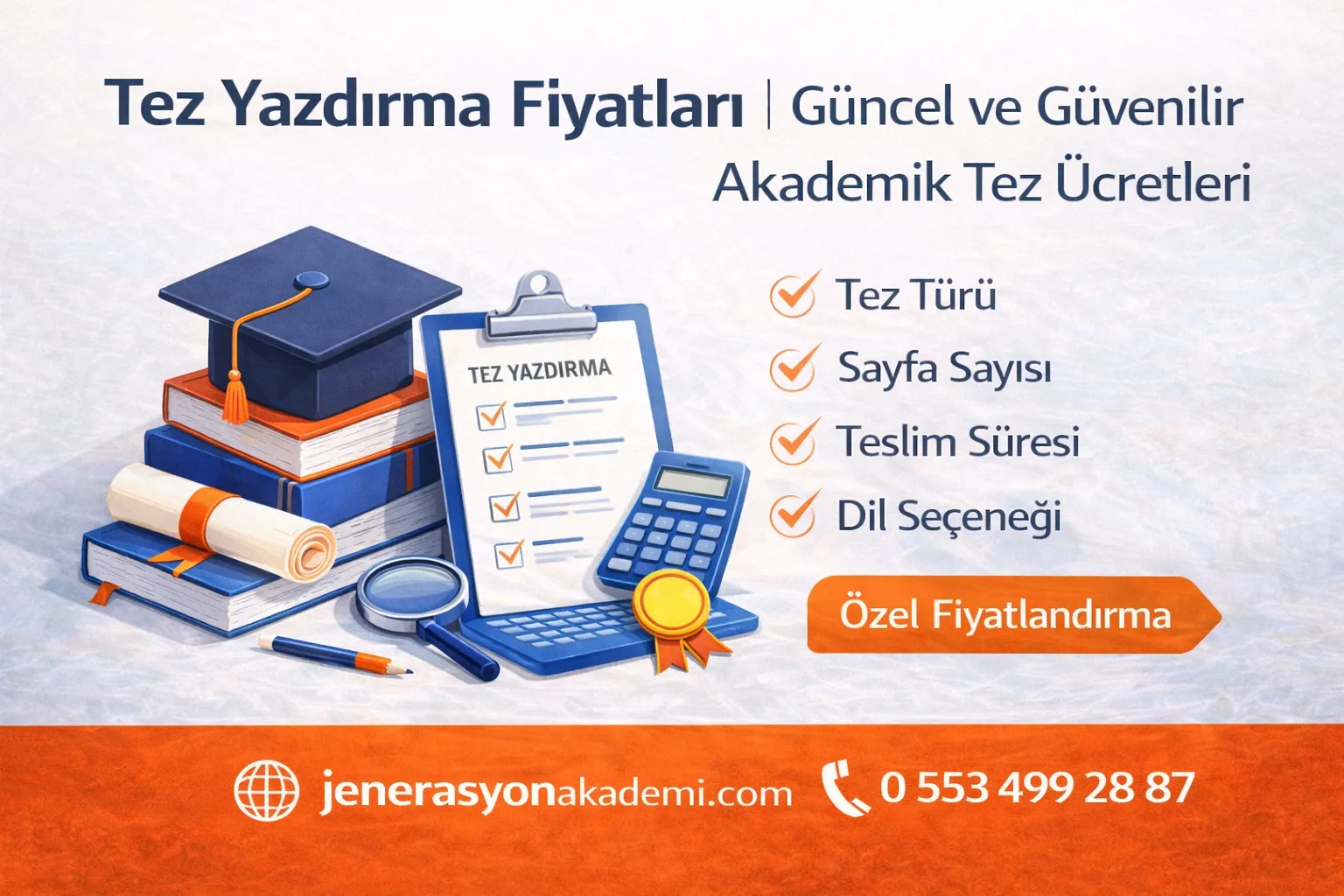 Tez Yazdırma Fiyatları